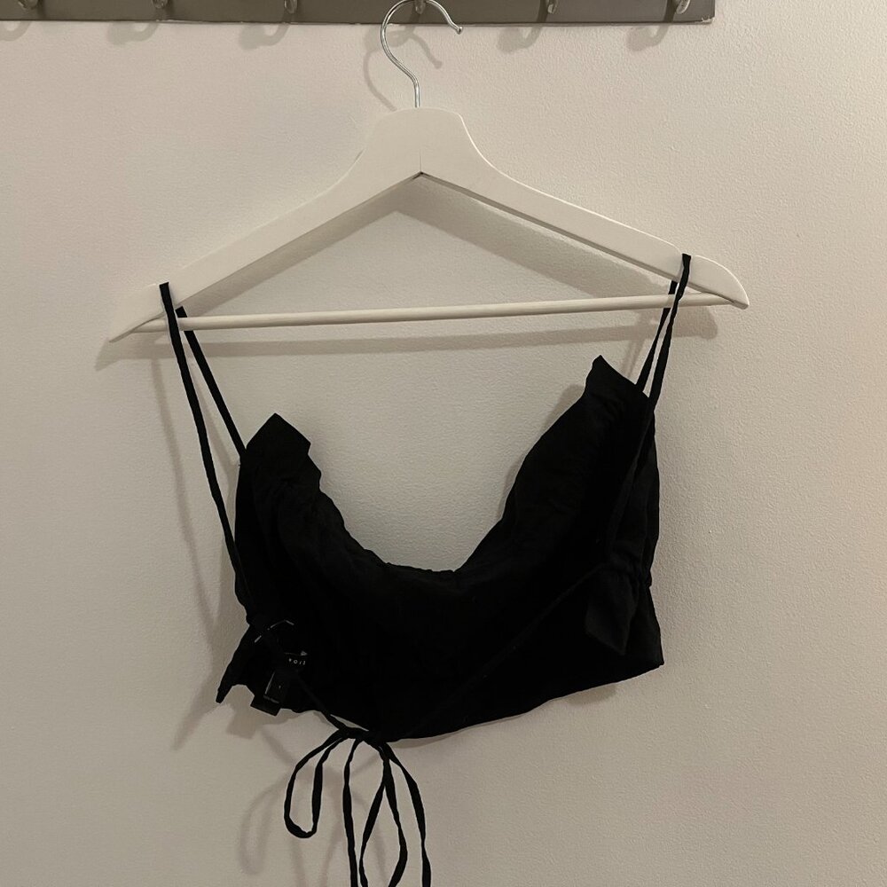 TROIS Black RUBY Top! RARE! ｡･:*:･ﾟ★,｡･:*:･ﾟ☆｡･:*:･ﾟ★,｡･:*:･ﾟ☆ - Picture 4 of 5